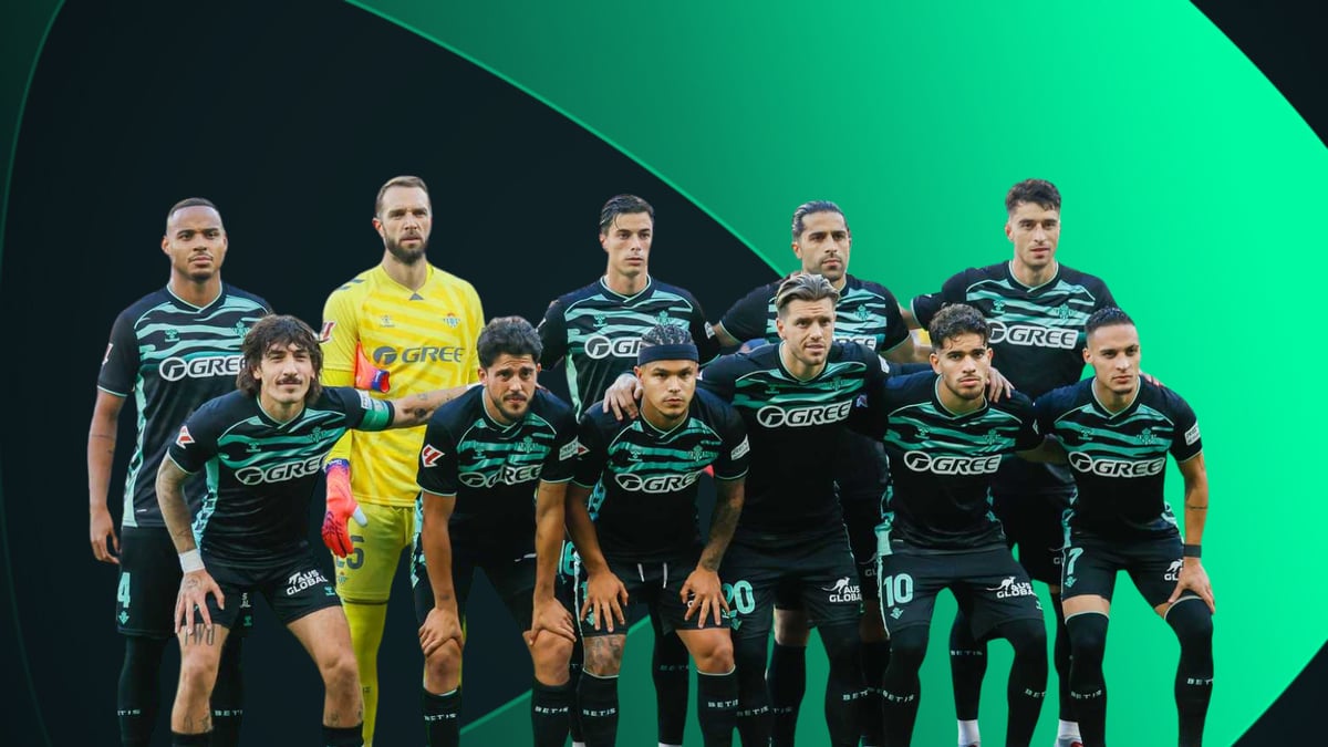 Once inicil del Real Betis en un partido de lL Liga