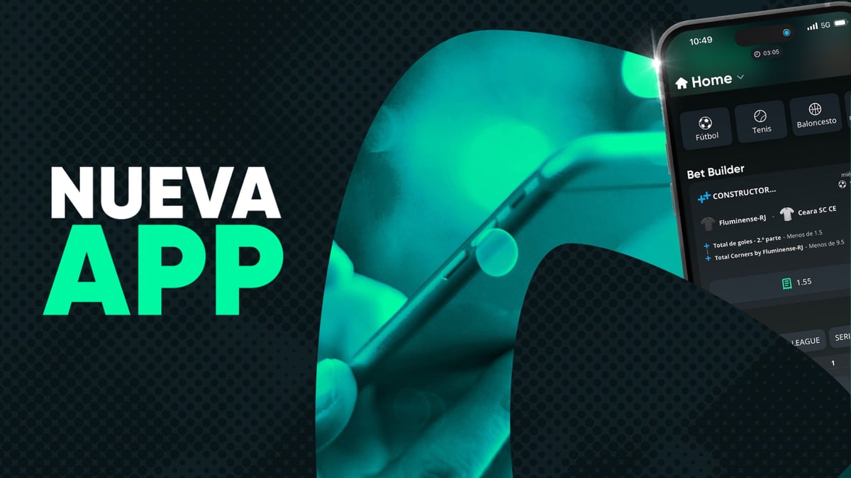 Móvil mostrando la nueva App NAtiva de SpeedyBet disponible en iOS y Android