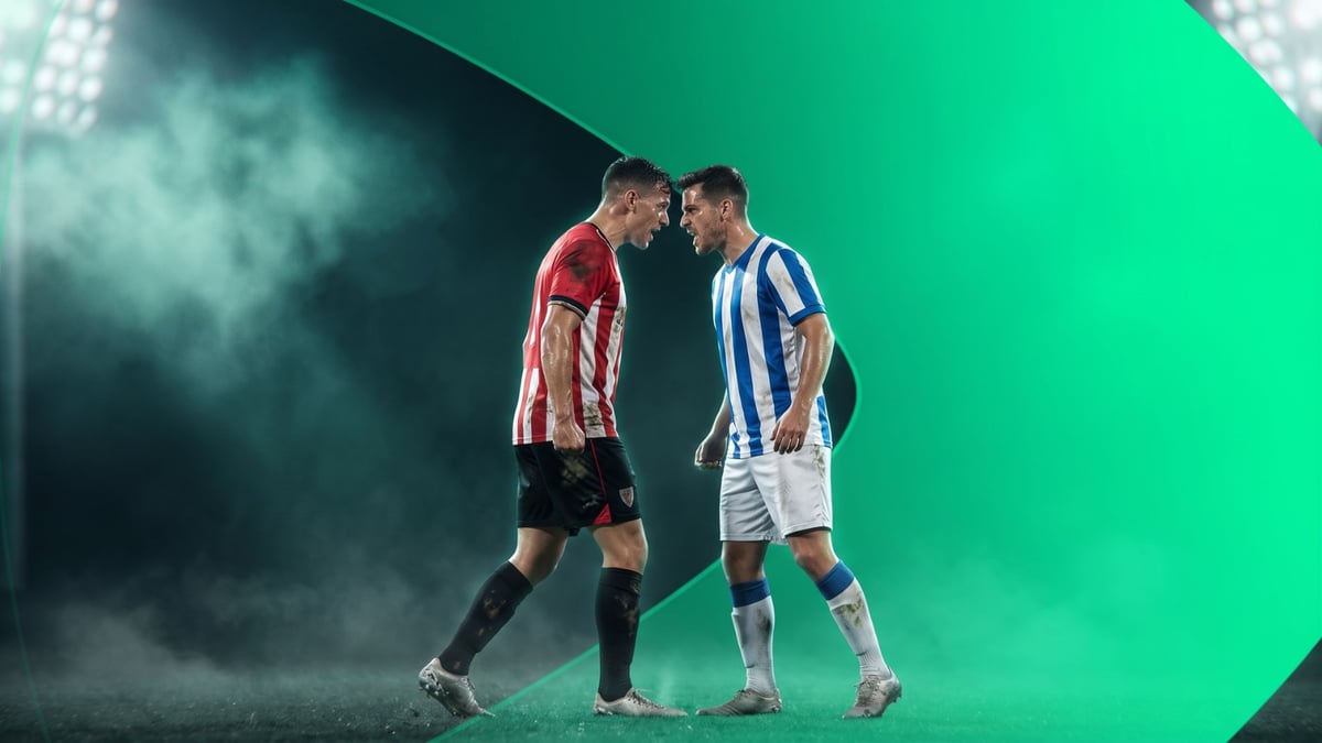 Jugadores enfrentados de Athletic Club y Real sociedad
