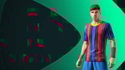 Jugador del FC Barcelona con fondo Speedybet