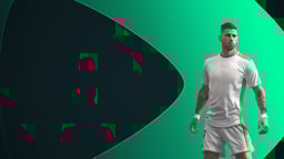 Dos jugadores mirándose fijamente antes del duelo en el campo.