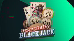 Logo del juego Desperado Blackjack, exclusivo en SpeedyBet