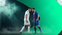 Jugadores de Real Madrid y Barcelona frente a frente