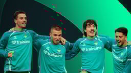 Jugadores del Real Betis realizando un entrenamiento